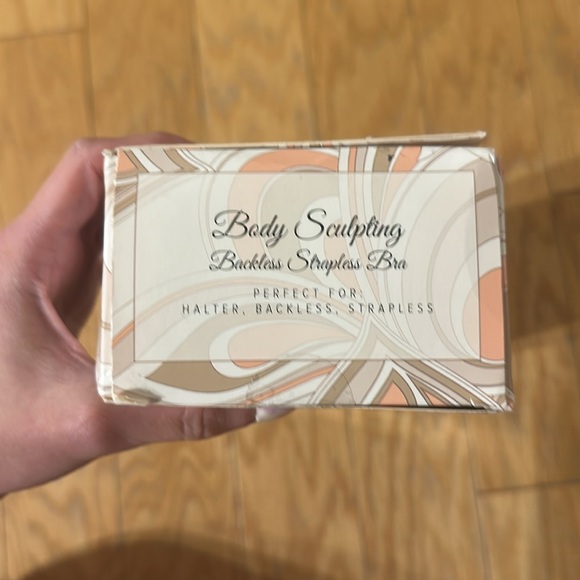 Body Sculpting Backless Strapless Bra - Size B - Nude - Unopened - Picture 4 of 5